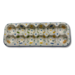 C28 12-vaks Eierschaal 33,5 x 12,5 x4 cm 3348X Eierschalen